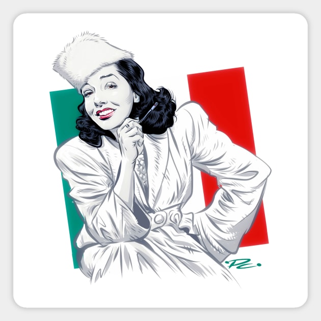 Lupe Valez - An illustration by Paul Cemmick Magnet by PLAYDIGITAL2020